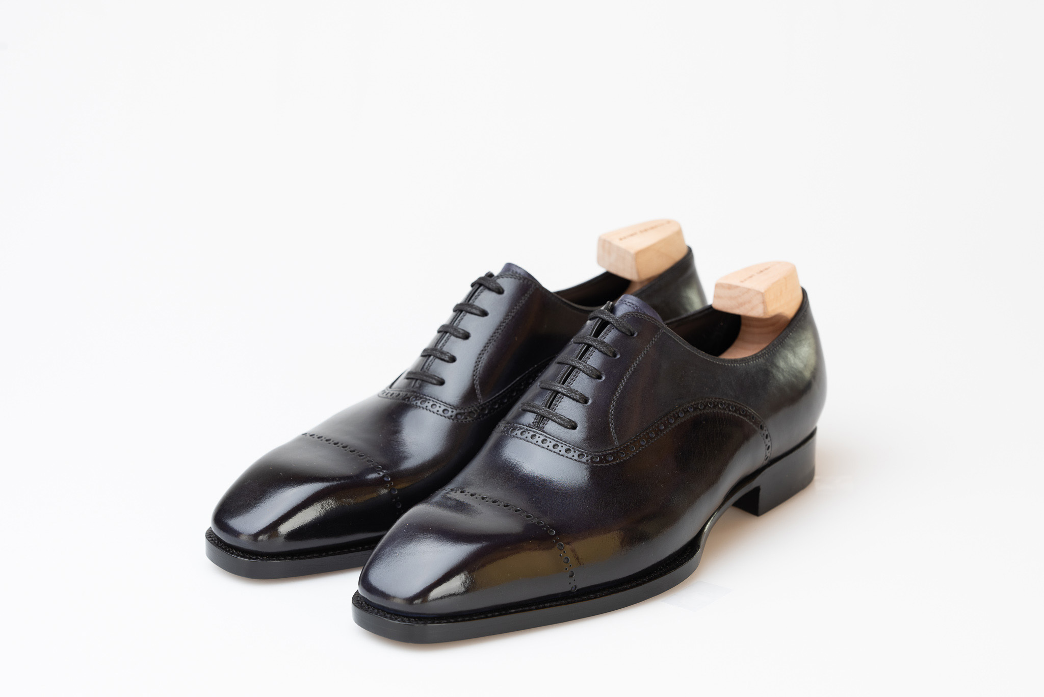 Saint Crispin's Plain oxford Imitation punched cap toe – 田中十靴店