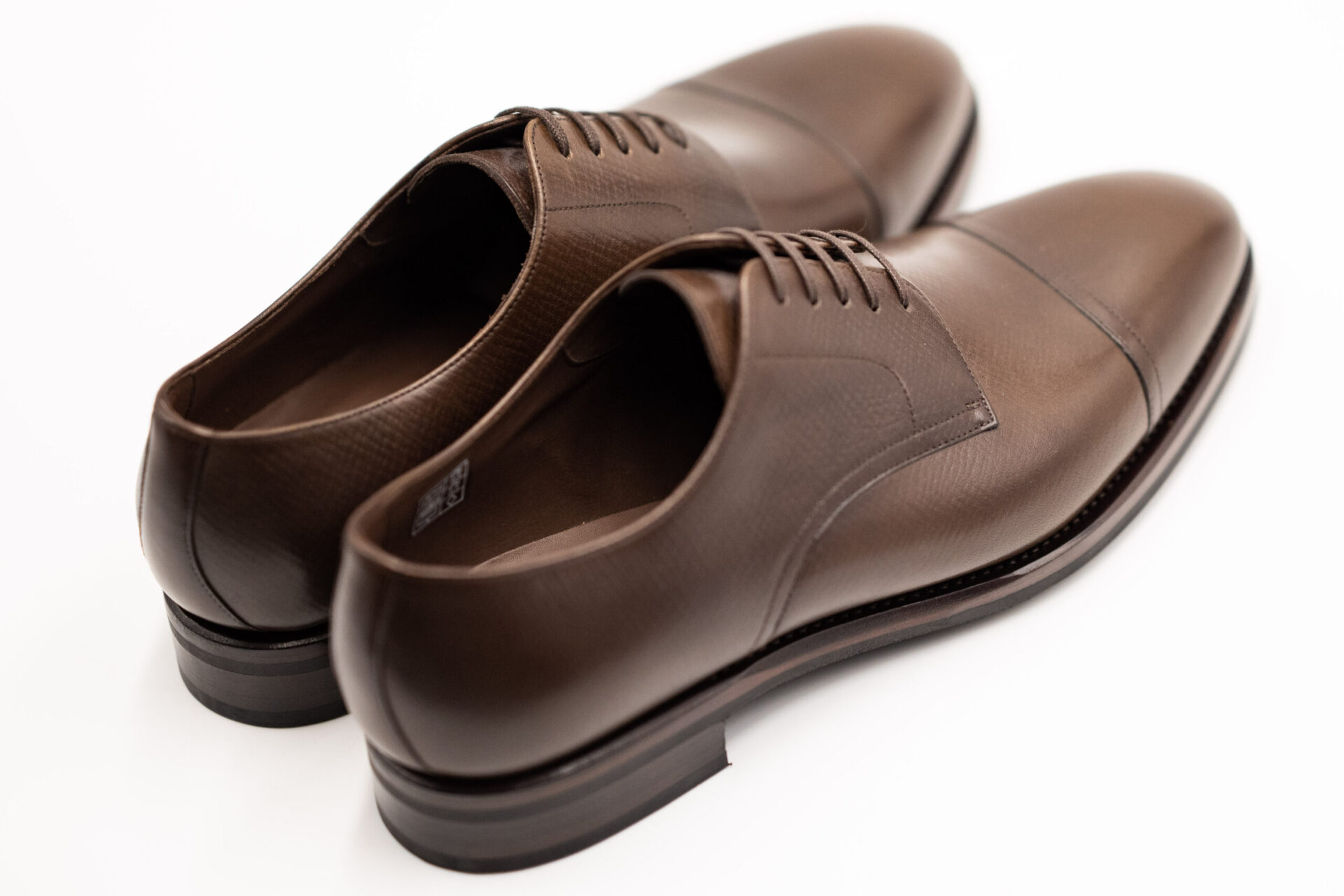 TLB Mallorca Derby cap toe Hatch Grain Marron(DarkBrown) - 画像 (5)