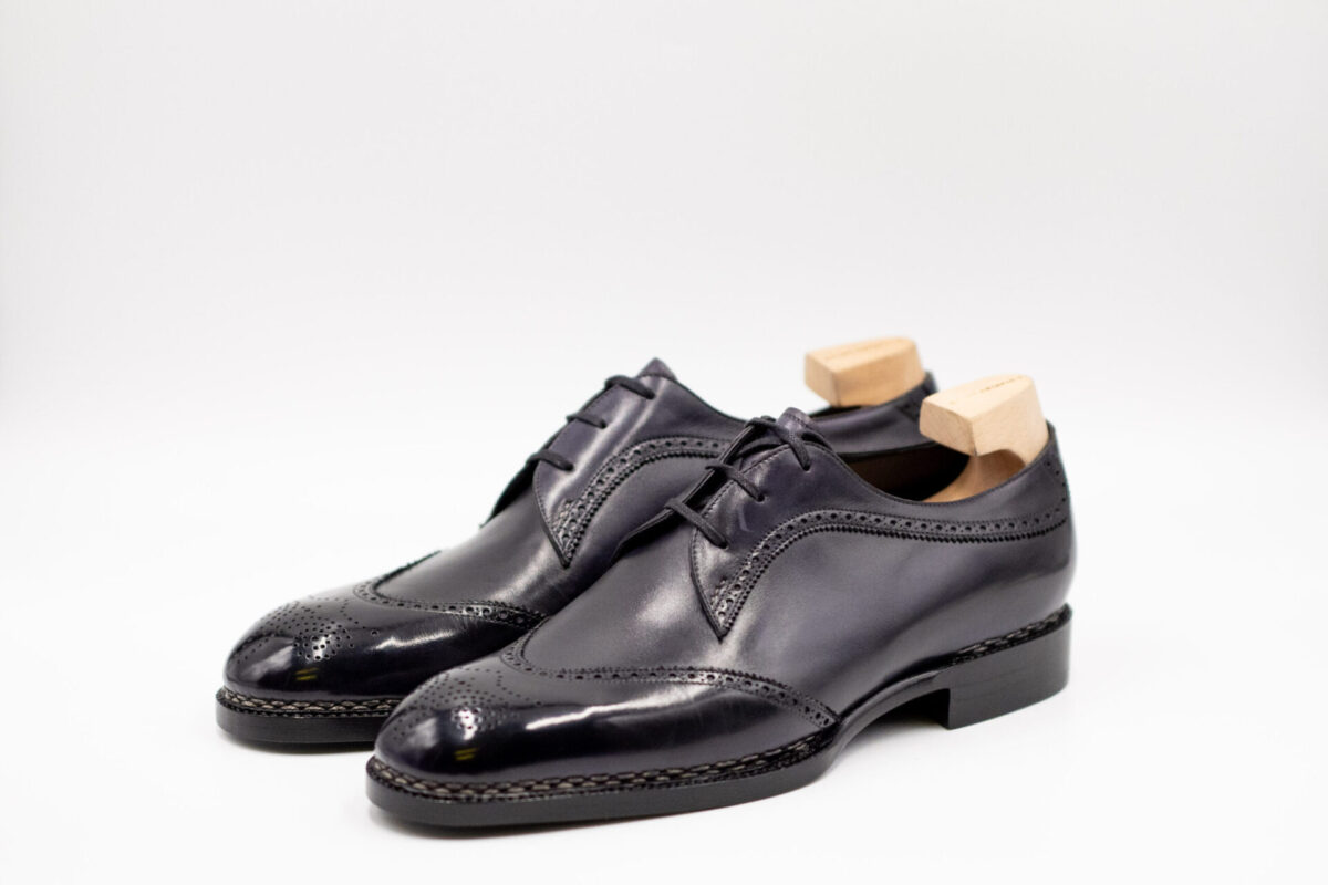 Saint Crispin's U-CAP SWAN NECK, 3EYELETS DERBY