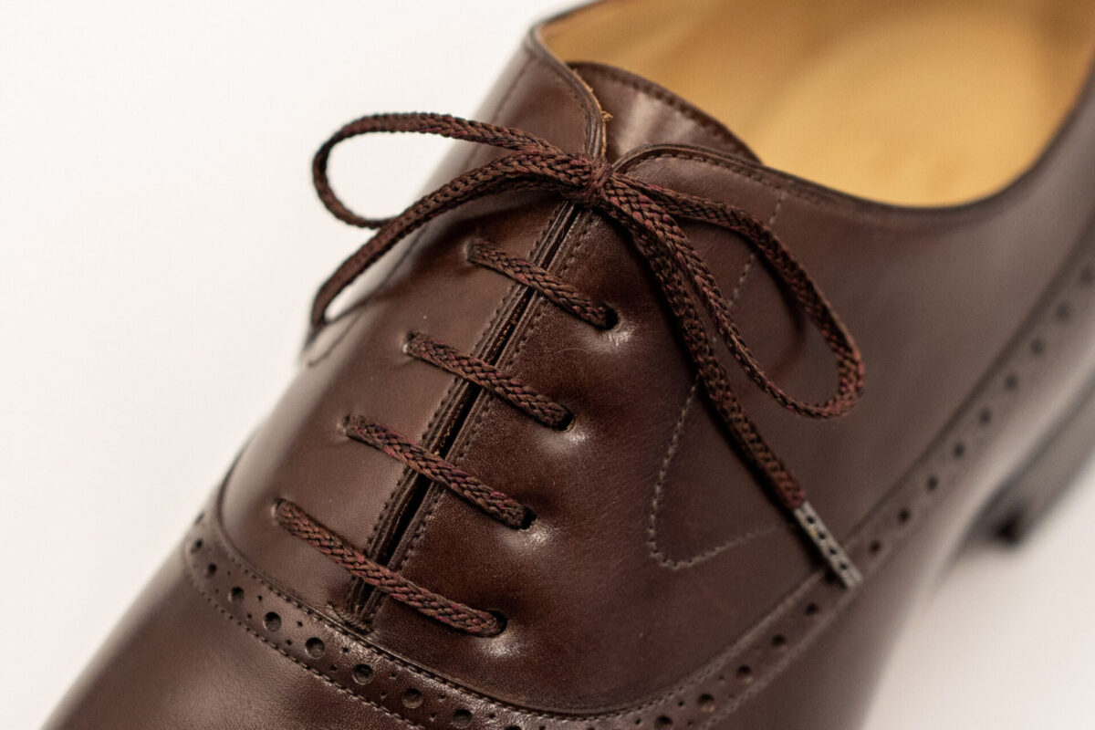 田中十靴組紐-平薄茶