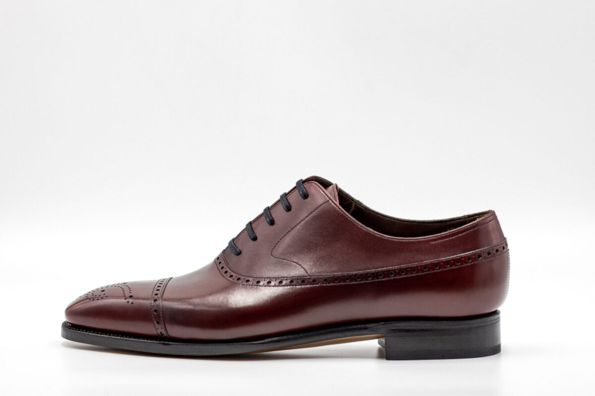 TLB Mallorca Semi Brogue Balmoral Burdeos(Burgundy)