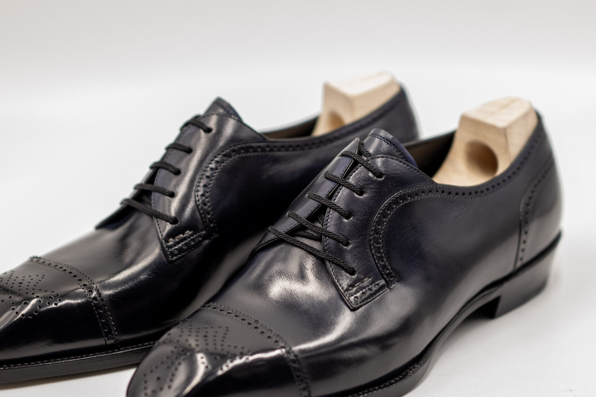 Saint Crispin's Derby 5 eyelets half brogue - 画像 (5)
