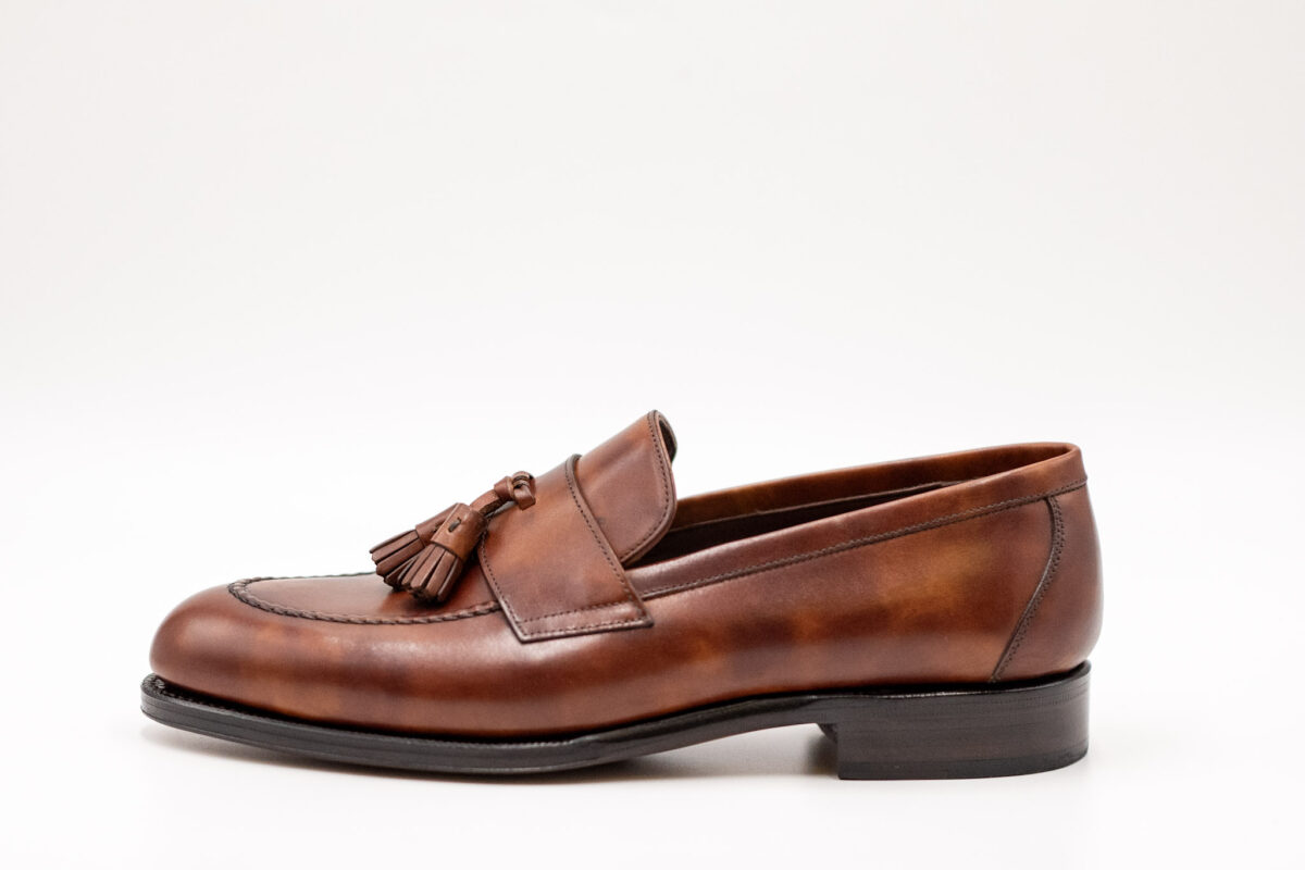 TLB Mallorca Half-Saddle Tassel Loafers Marron Medio