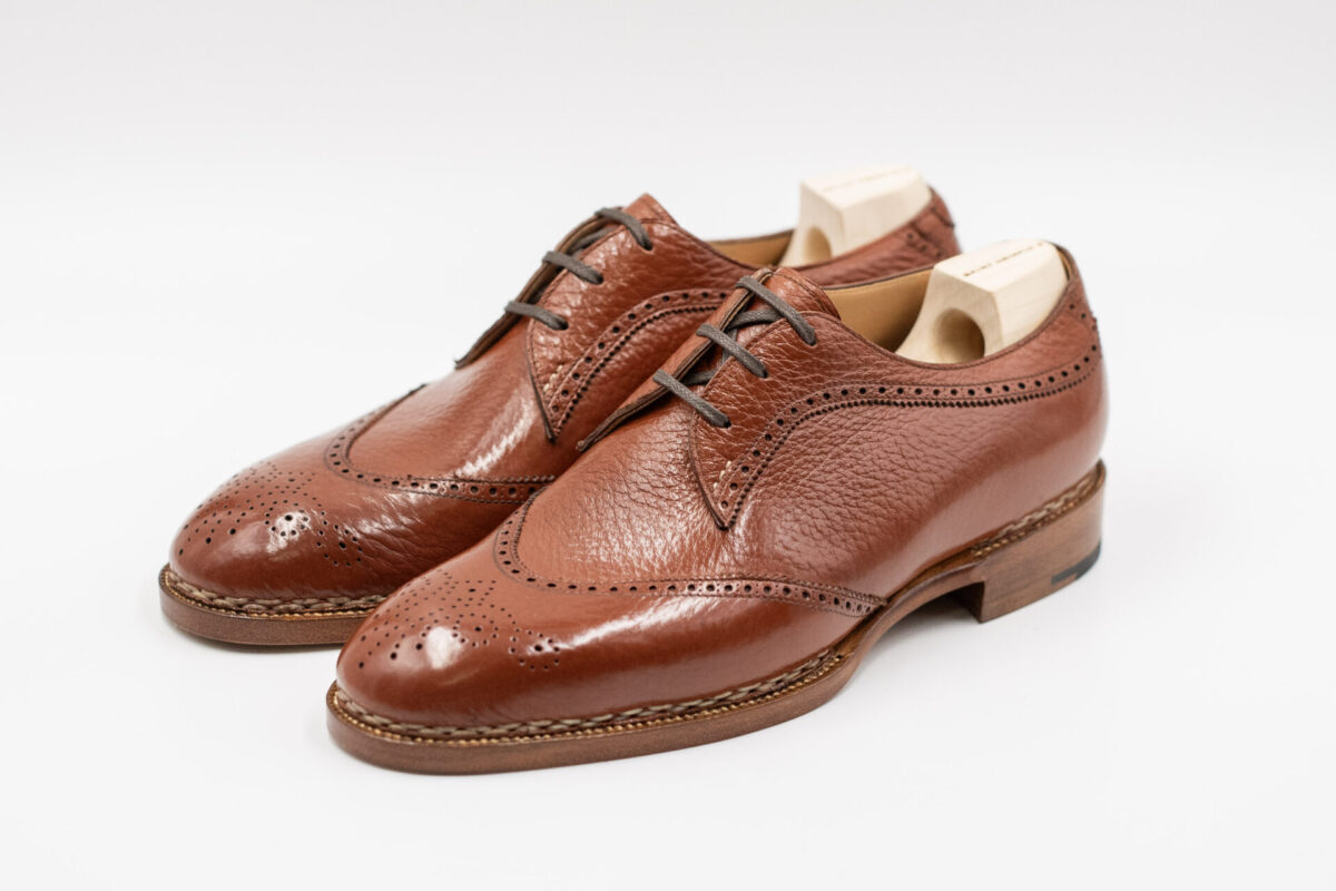 Saint Crispin's U-CAP SWAN NECK, 3EYELETS DERBY