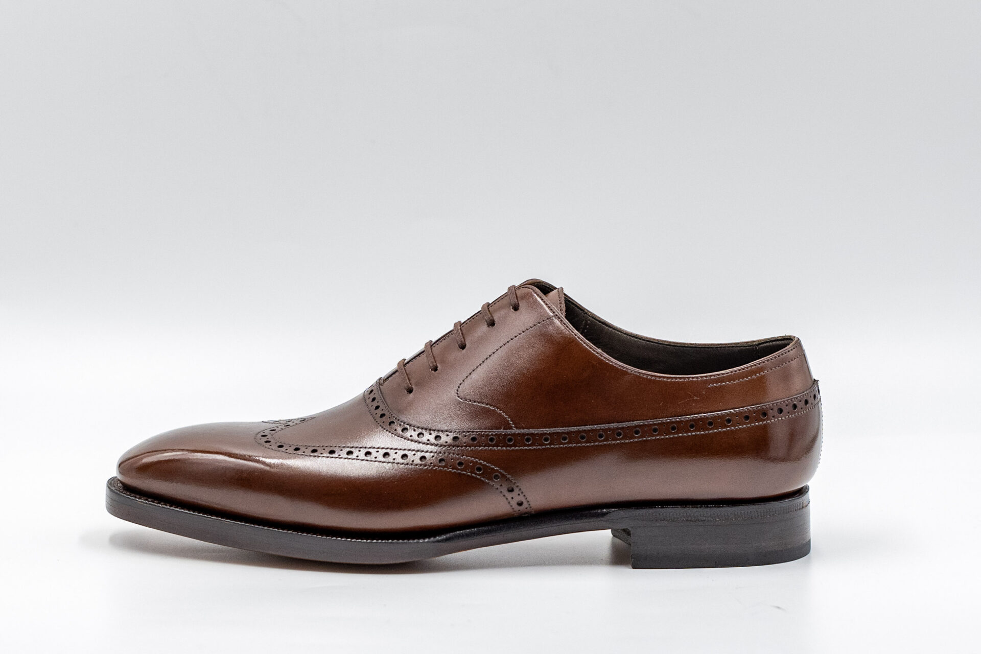 TLB Mallorca Wingtip Balmoral Marron(Dark Brown)