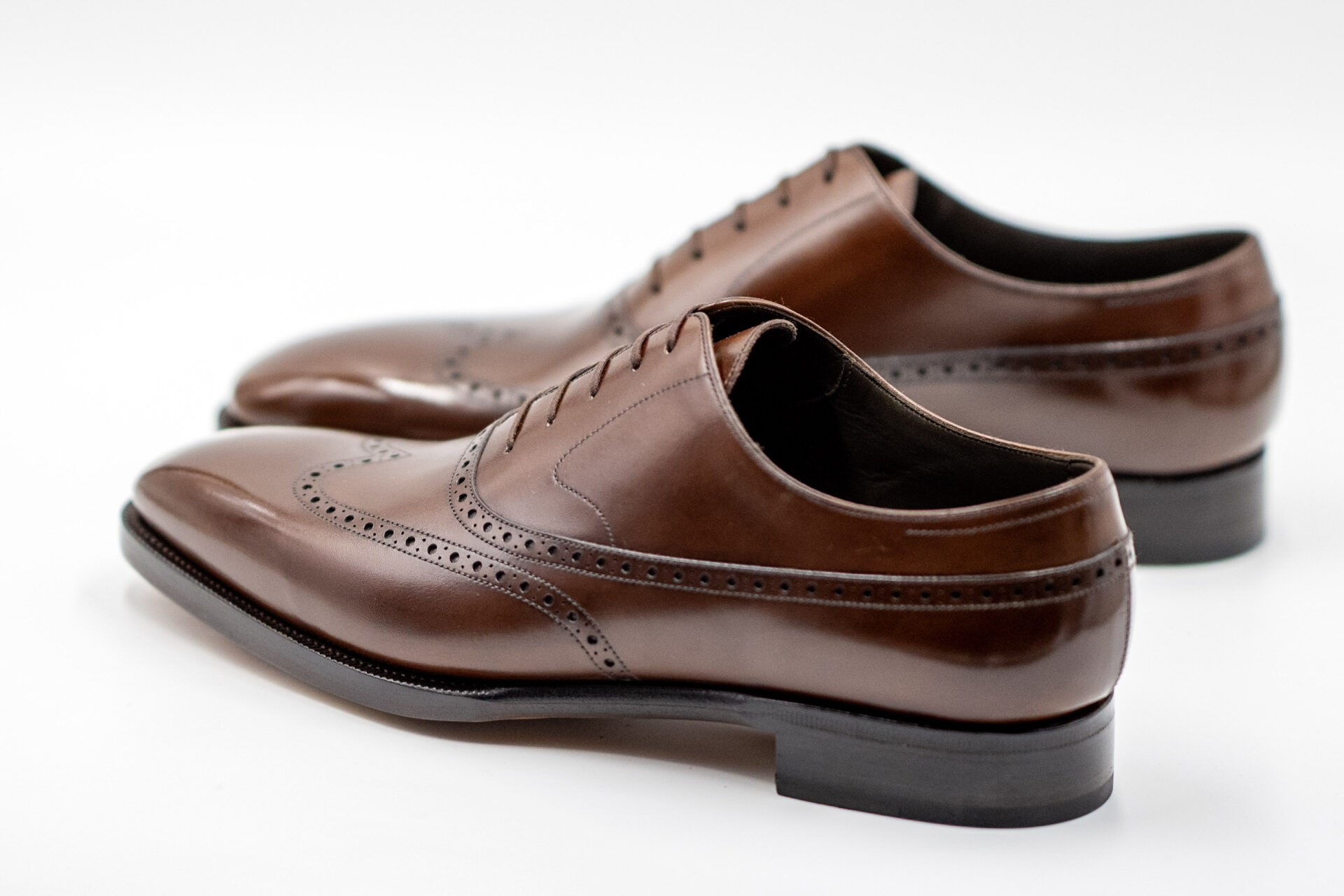 TLB Mallorca Wingtip Balmoral Marron(Dark Brown) - 画像 (4)